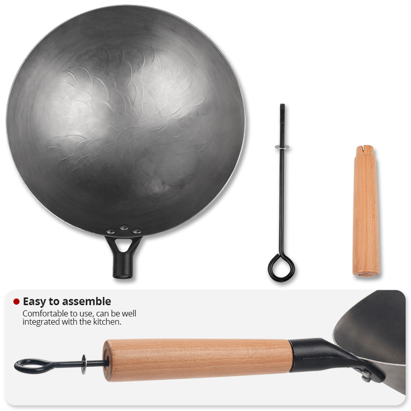 Cinese ferro Wok fatto a mano  - Cast Iron Corn recensione e prezzo
